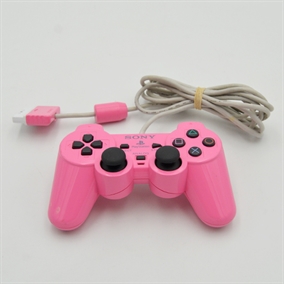 Original Dualshock 2 Controller - Pink - Playstation 2 Accessories (B Grade) (Used) 